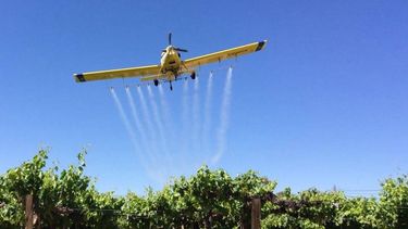 Falsa alarma en San Juan: productores rurales confundieron un avión fumigador con un rompetormentas