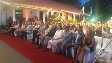 Delgado ofició la misa navideña en Casa de Gobierno