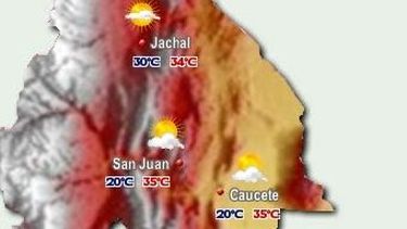 Seguirá el calor intenso, con chance de lluvias