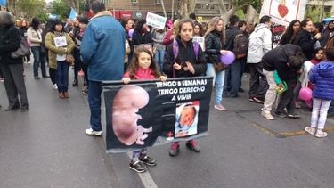 Sanjuaninos marcharon contra el aborto
