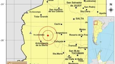 Un fuerte temblor en Catamarca se sintió hasta en San Juan