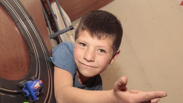 La increíble recuperación del niño al que le arrancó un brazo el secarropa