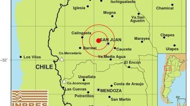 Un fuerte sismo sacudió la provincia cerca del mediodía