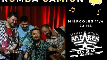 Antares te invita a aisfrutar a Rumba Camión con 50% off en cervezas
