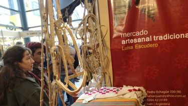 Artesanías sanjuaninas se lucieron en La Rural