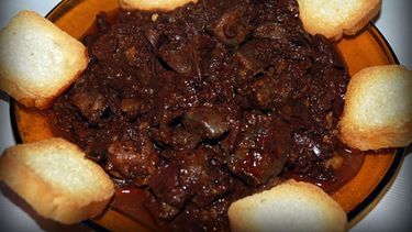 La chanfaina, la reina de la Fiesta del Chivo