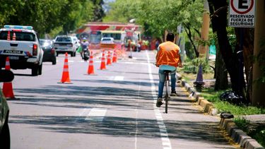 Revolución en las calles sanjuaninas: nacen las bicisendas de Capital