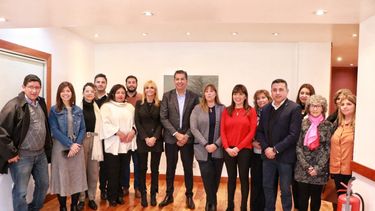 Autoridades de Desarrollo Humano y de otros órganos del estado se reunieron para facilitar los trámites a pensionados de San Juan