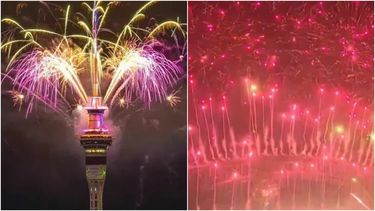 Video: Australia y Nueva Zelanda recibieron el 2025 con un gran espectáculo de fuegos artificiales
