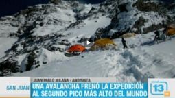 Andinista sanjuanino frenó su expedición al K2 por una avalancha