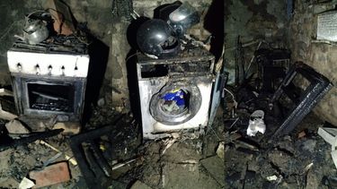 El Gobierno asistirá a la familia que perdió todo por un incendio