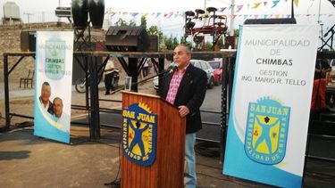 Inauguraron obras de pavimento en dos barrios de Chimbas