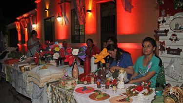 Los stands, un atractivo dentro de la fiesta