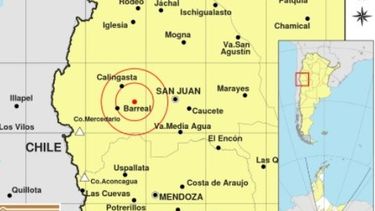 Fuerte sismo se sintió en la tarde sanjuanina: el epicentro, un destino turístico