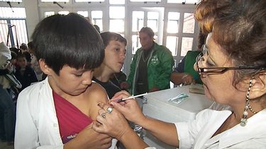 Campaña de vacunación en Santa Lucía