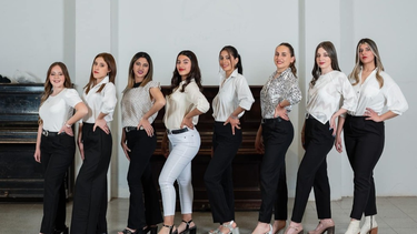 Sarmiento presentó a sus candidatas a Reina para su fiesta departamental.