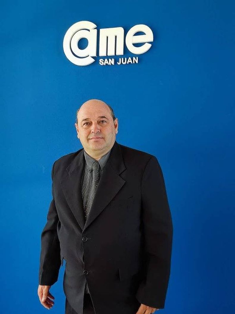 Marcelo Vargas, delegado de la CAME en San Juan. 