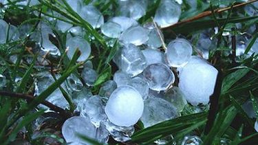 Cayó granizo en algunos departamentos