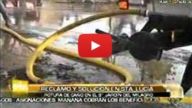 OSSE solucionó el conflicto de cloacas que afectaba a vecinos