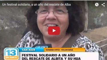 Un festival solidario, a un año del rescate de Alba