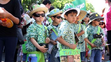 Los jardines de Villa Krause se lucieron con su carrusel por la Boulevard