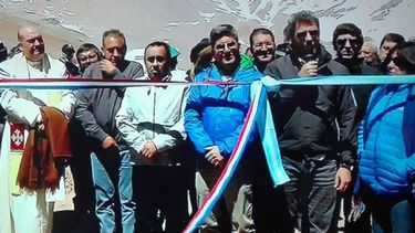 Uñac e Ibáñez inauguraron la nueva temporada del Paso de Agua Negra