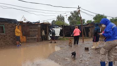 Cuatro departamentos sanjuaninos, los más afectados por las lluvias: grandes daños en viviendas