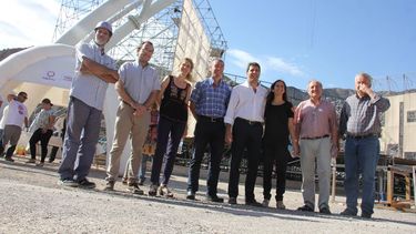 El Gobernador recorrió las obras del imponente escenario en el Autódromo