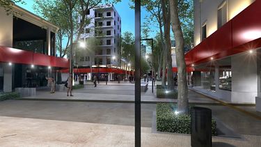 Microclima propio y pisos para ciegos, entre otras curiosidades de la nueva Peatonal