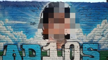 El mural del Diego en Santa Lucía cambió: ¿qué le hicieron?