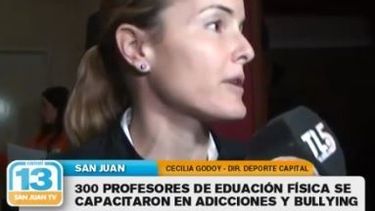 Capacitaron en Capital a 300 profesores en adicciones y bullying