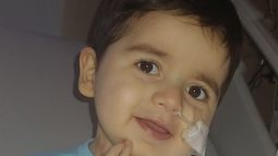 Santi Luna, el pequeño sanjuanino que recibió un trasplante de corazón sigue evolucionando bien.