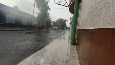 El alerta se cumplió en Jáchal y cayó un aguacero