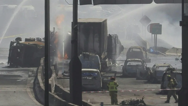 Explotó un camión con gas en una ruta de Chile: hay cuatro muertos y al menos 17 heridos