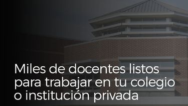 ¿Sos profe y no tenés trabajo? Mirá cómo podés conseguir horas