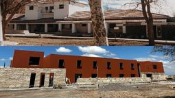 Pismanta (arriba) y La Laja, dos promesas de paraísos termales en San Juan que se vienen.