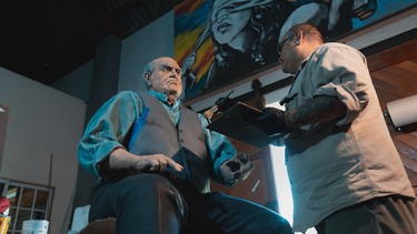 Las fotos que muestra la restauración de la estatua de Domingo Faustino Sarmiento, que demandó tres semanas de trabajo.