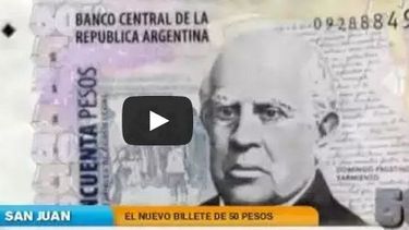 Los sanjuaninos, molestos por el nuevo billete de $50 que elimina a Sarmiento