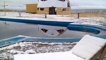 En Iglesia también nevó