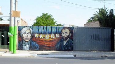 Furia en las redes sociales por un mural que fue tapado por una pinturería