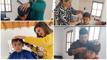 El detrás de escena de Peluqueros sin Fronteras, una iniciativa solidaria que llega a todos los rincones de Sarmiento