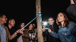 Inauguraron nuevas luminarias LED en el Barrio Justo Castro IV de Caucete