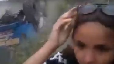 Susto en el Safari: un Jeep volcó, se fue contra el público y de milagro no fue una tragedia