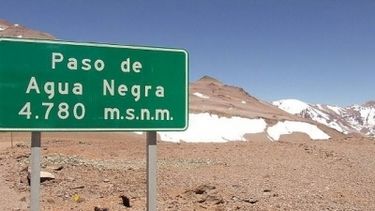 El Paso de Agua Negra, cerrado por mal tiempo