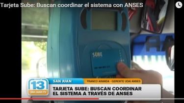 Tarjeta Sube: Buscan coordinar el sistema con ANSES