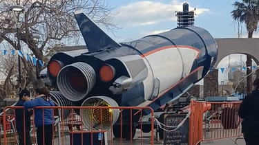 Furor en Rawson por el aterrizaje de una nave de otro planeta