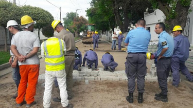 Gran apoyo de los sanjuaninos a la iniciativa de tener a los presos en la calle trabajando en obras