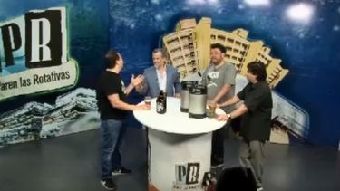 Nos copamos y en Paren hicimos degustación en vivo de cerveza antes de la Fiesta