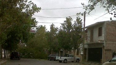 Un fuerte viento sur azotó a San Juan