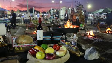 Así fue la fiesta previa en San Martin, a la espera del mejor asador sanjuanino